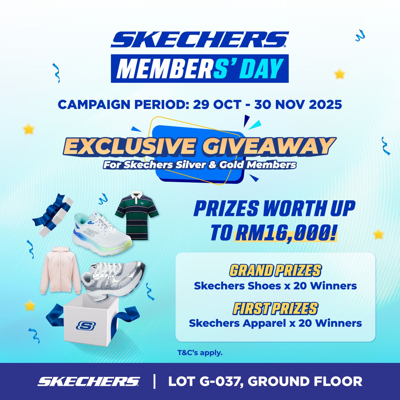 Reward Season for Skechers Members